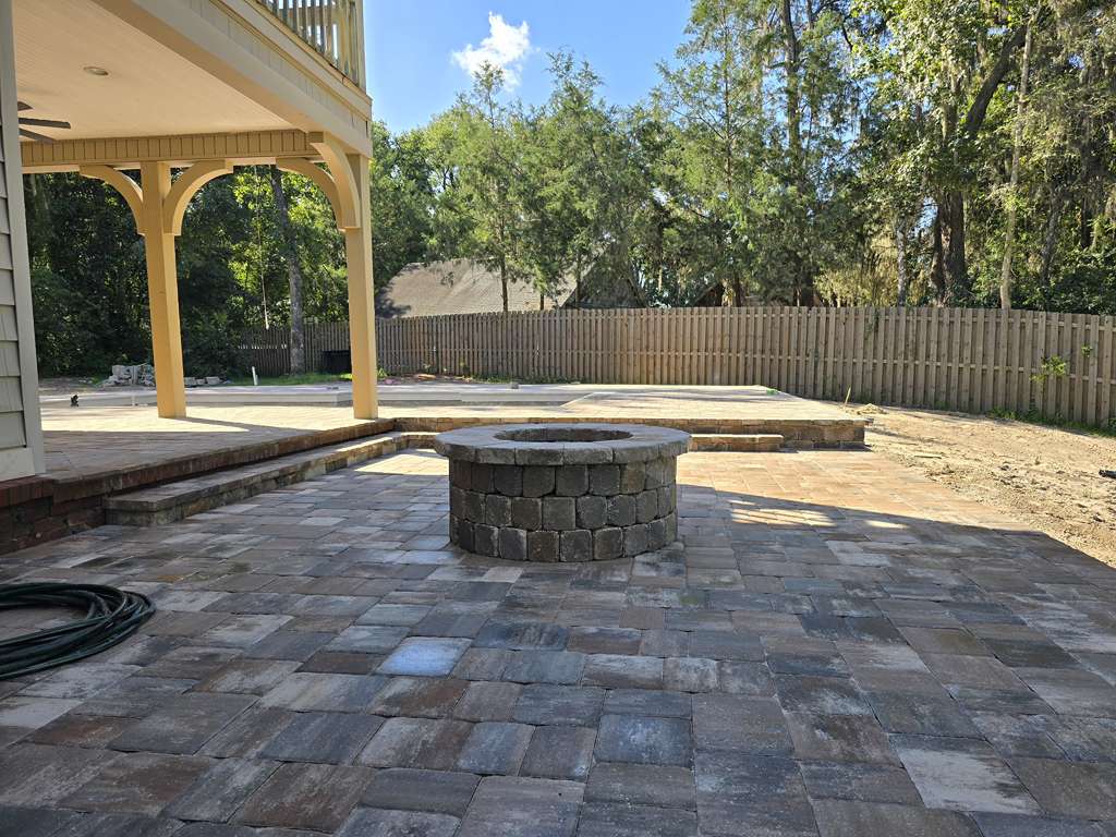 Beautiful patio paver installation Jacksonville