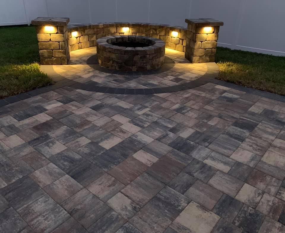 Commercial paver project Jacksonville