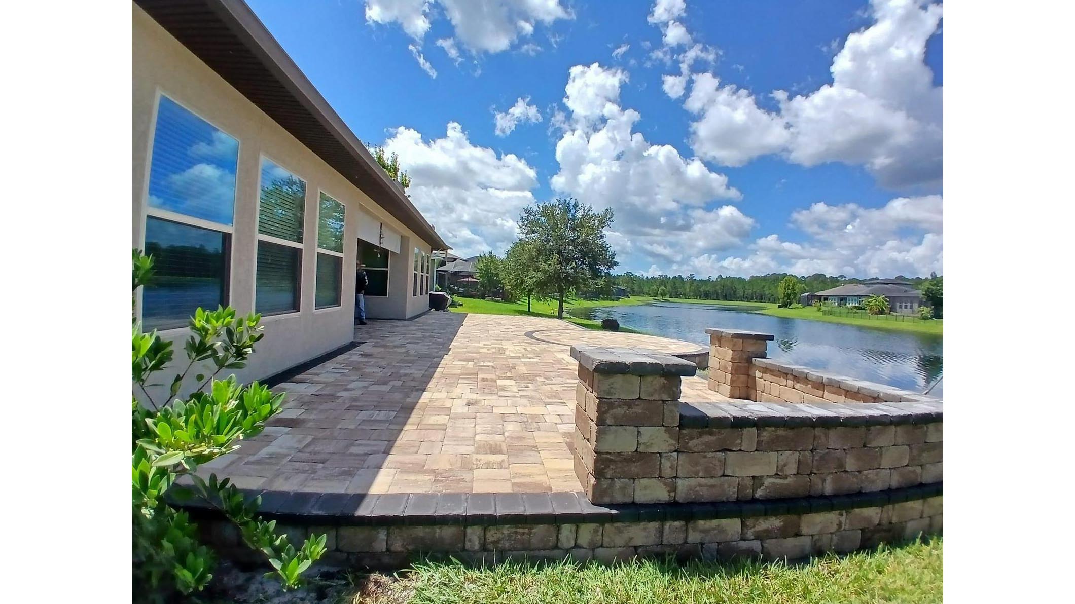 Deck Paver installation in Yulee FL