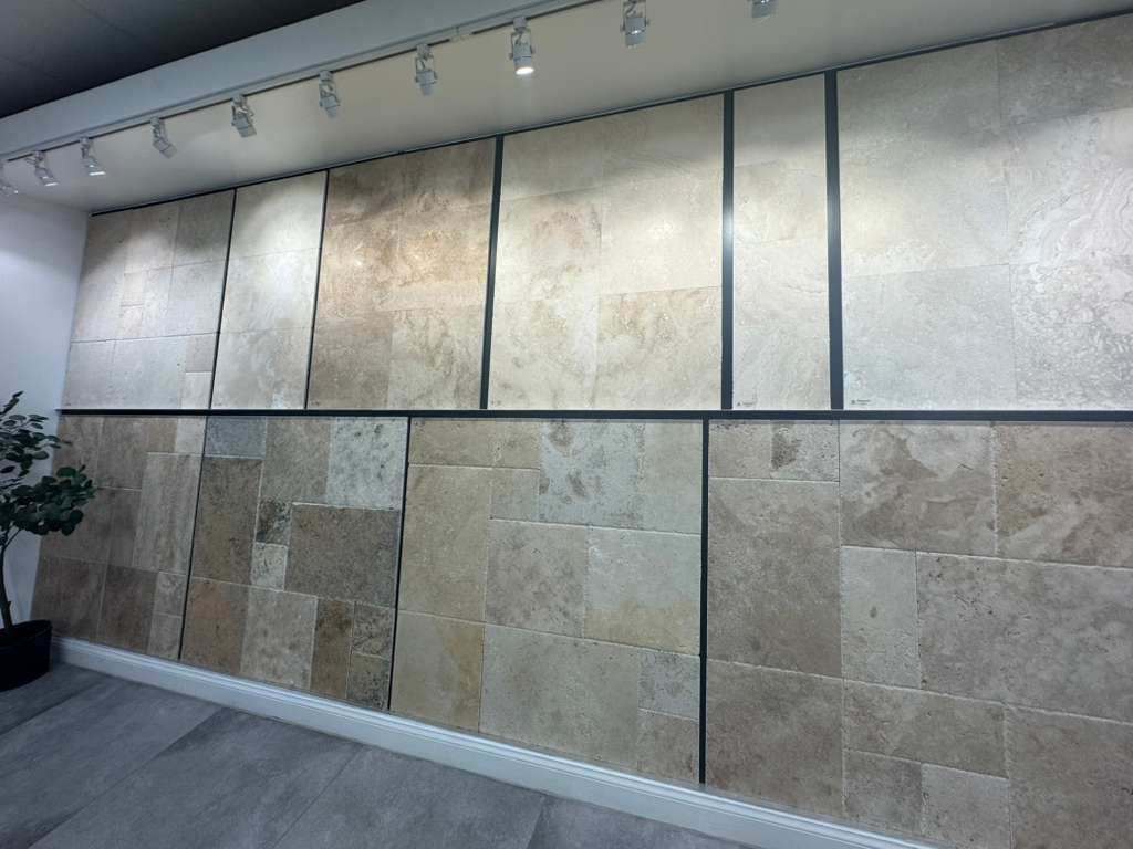 Marble paver color samples