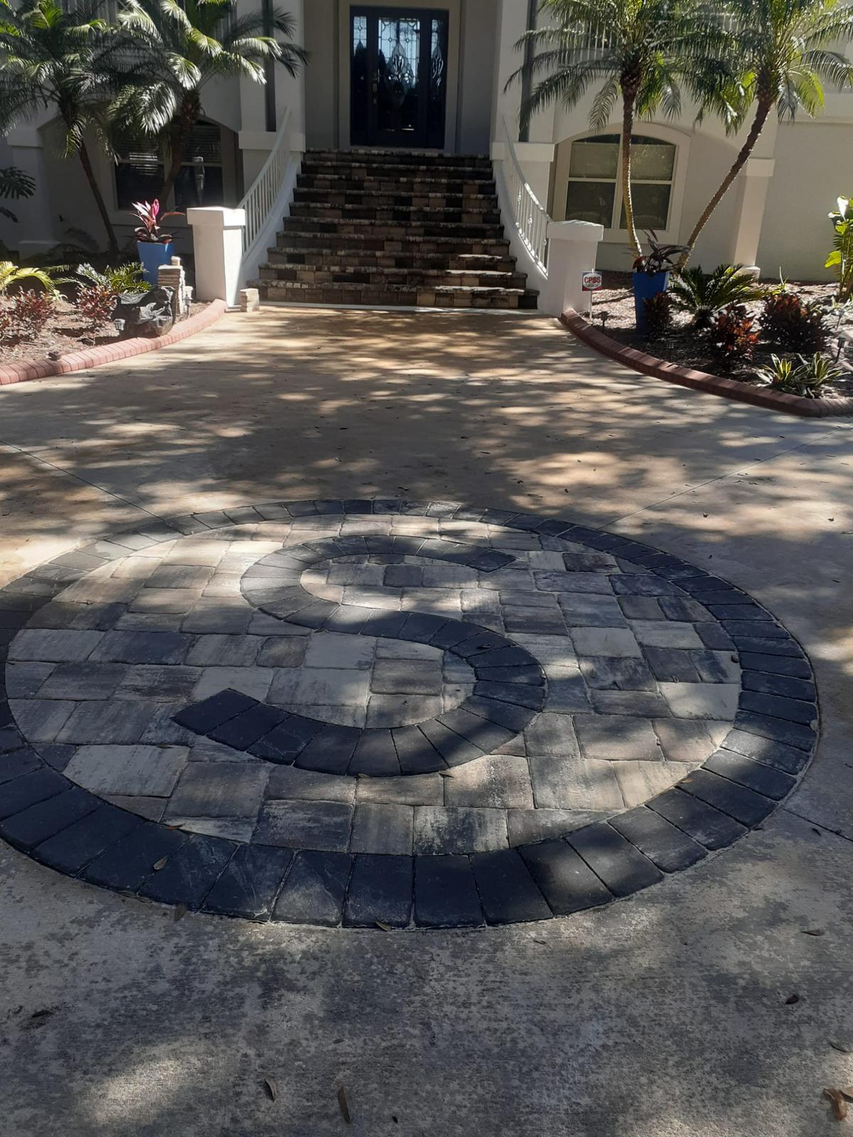 After paver installation in Jacksonville