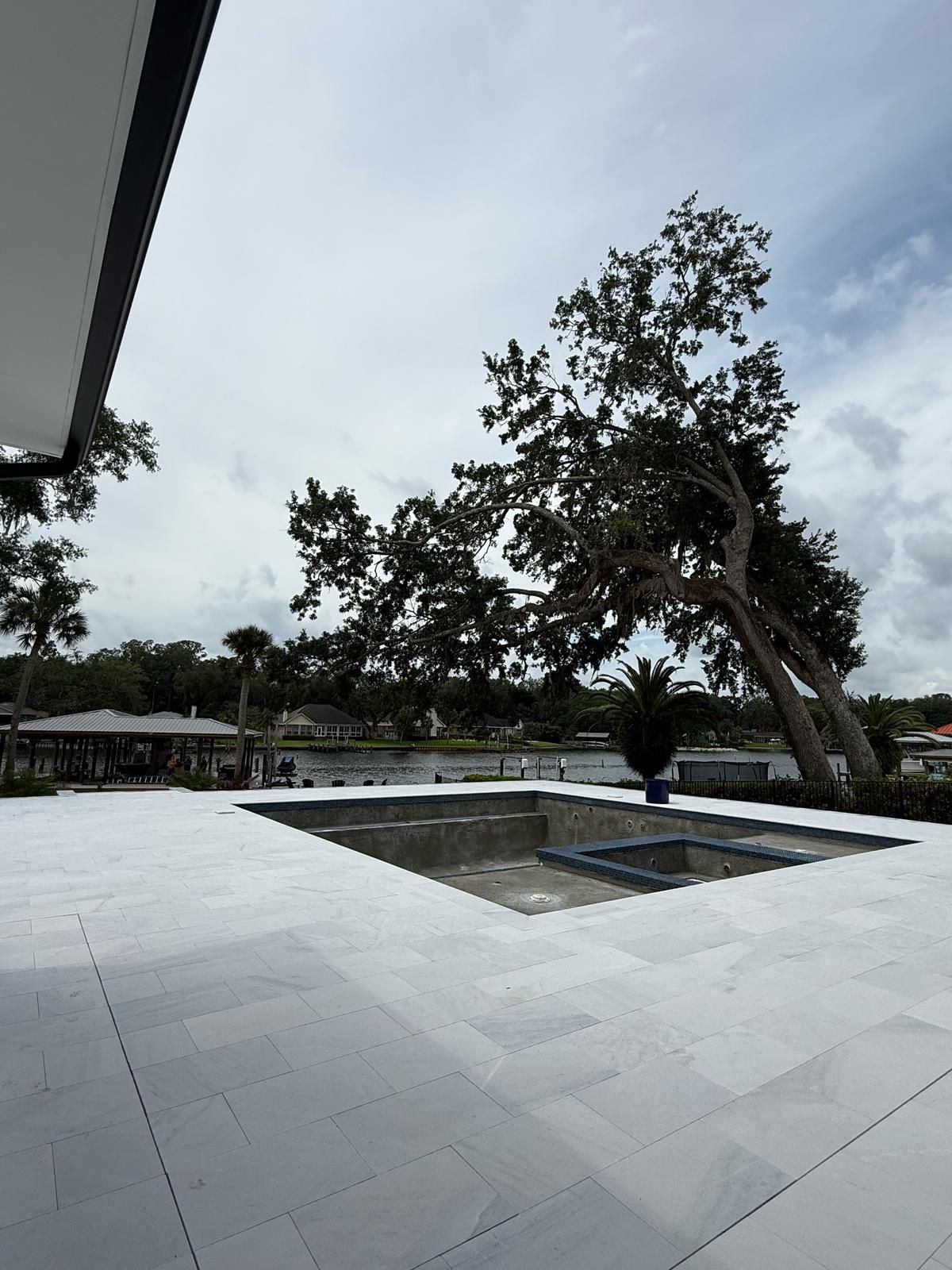 Pool deck paver installation by LS Pavers