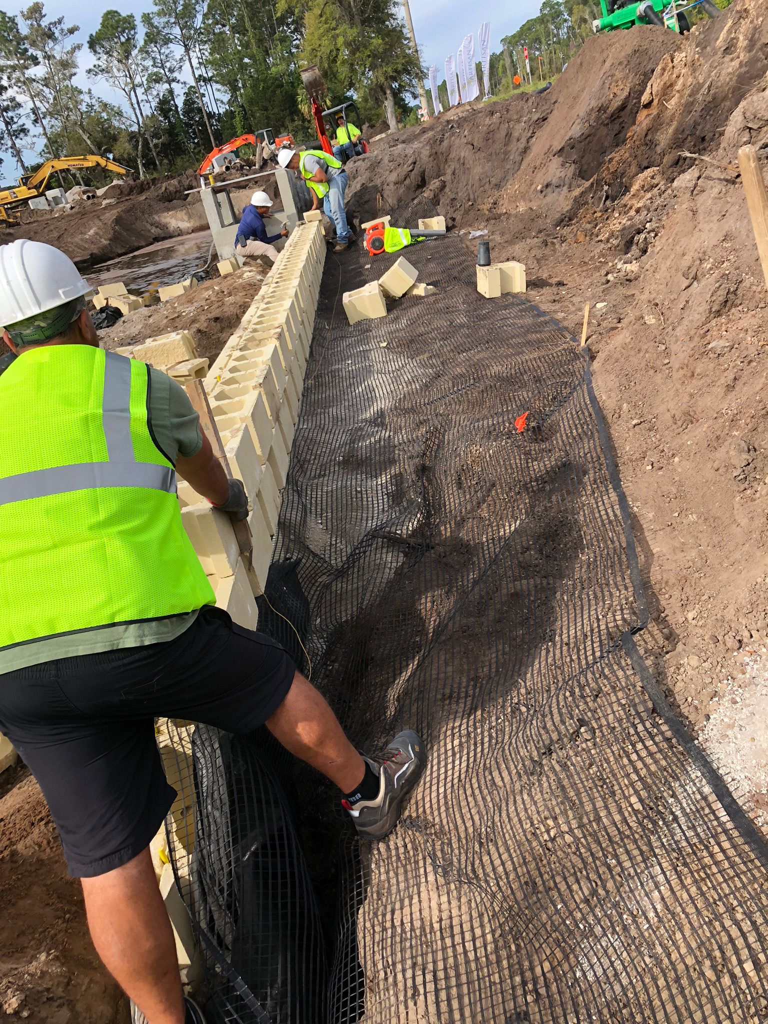 Retaining Walls installation in Springfield FL