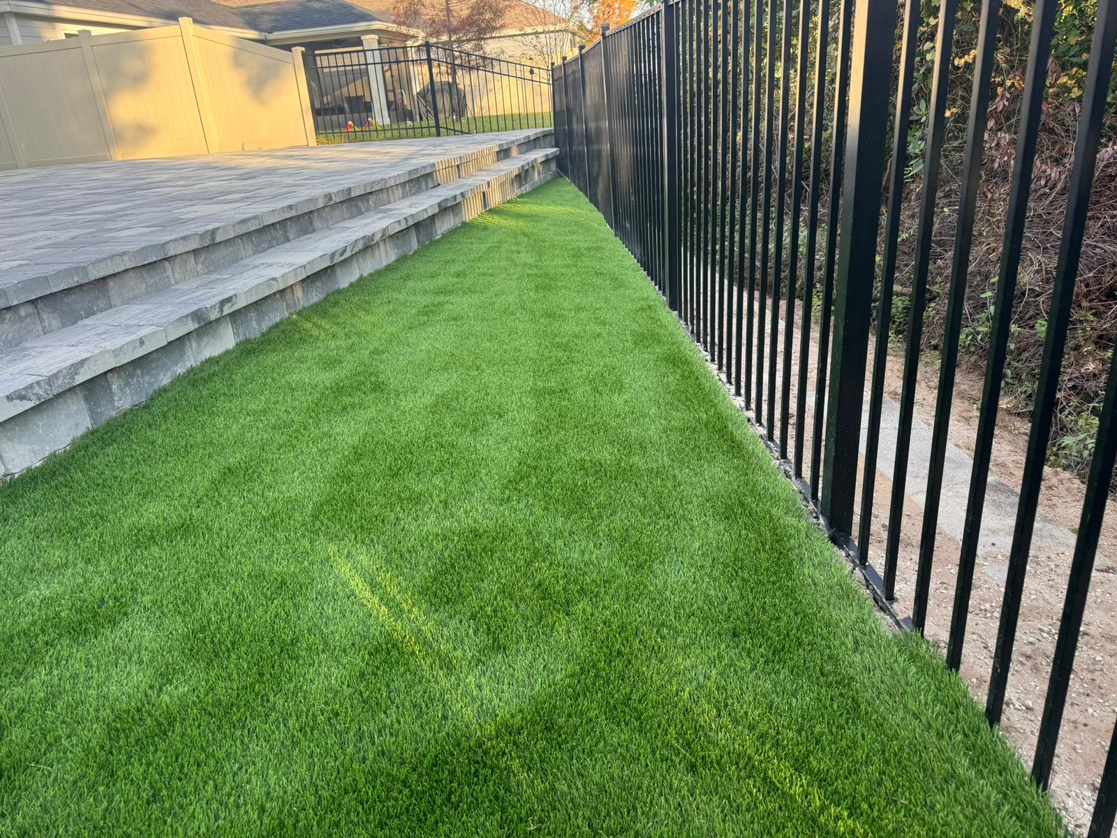 Professional turf installation in Jacksonville